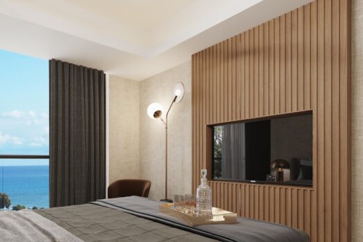 Prestigious 4+1 Apartment with full sea view in Long Beach Iskele