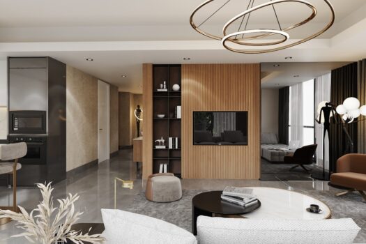 Prestigious 4+1 Penthouse Apartment with full sea view in Long Beach Iskele