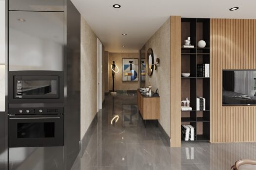 Prestigious 4+1 Apartment with full sea view in Long Beach Iskele