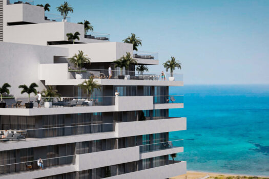 Prestigious 4+1 Apartment with full sea view in Long Beach Iskele