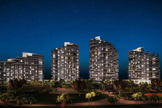 Prestigious 4+1 Apartment with full sea view in Long Beach Iskele