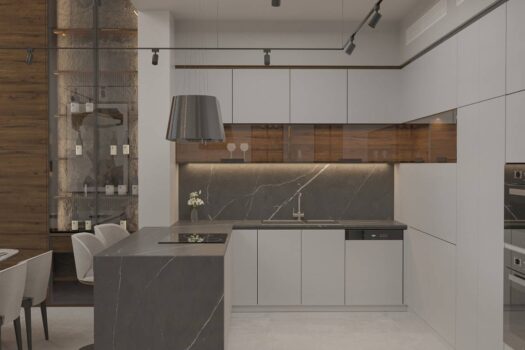 3+1 Villa in a Luxury Seafront Project