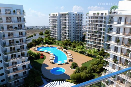 1+1 Apartment in Luxurious Seaside Residence