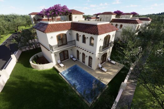 3+1 Classic Mediterranean Style Villa