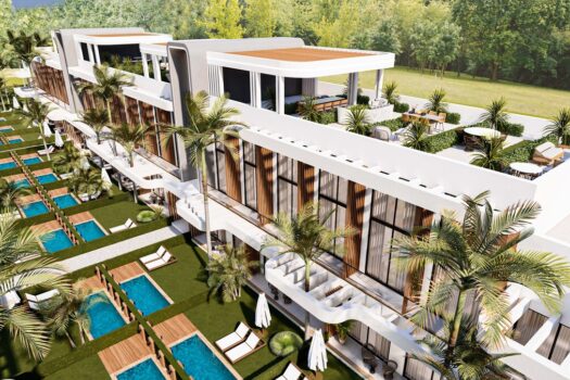 2 BR pool investment apartment
