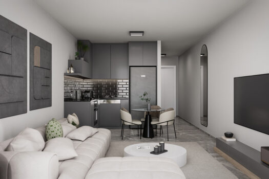 Studio in a new investment project